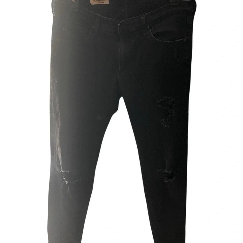 Adriano Goldshmied Women’s  Black Distressed Jeans. Sz 30